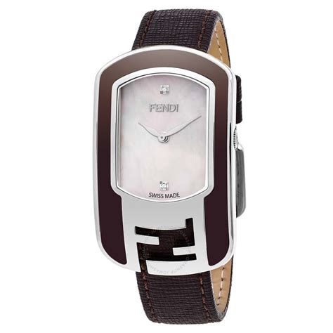 fendi gold buckle watch|Fendi women's diamond watch.